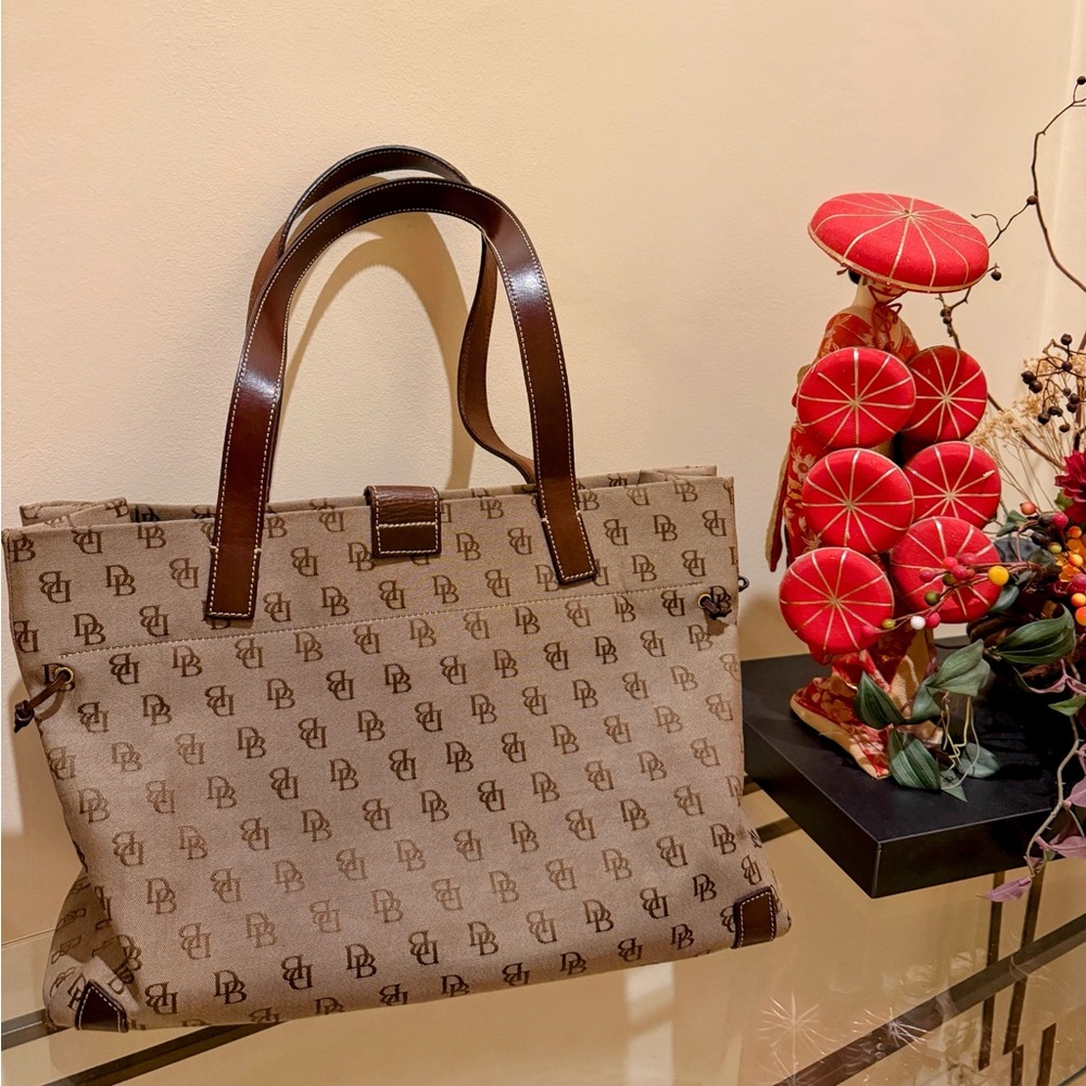 Dooney & Bourke Brown Monogram Tote